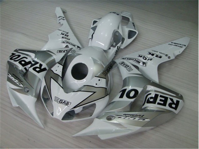 2004-2005 White Silver Black Repsol Honda CBR1000RR Replacement Fairings UK Factory 2004-2005 White Silver Black Repsol Honda CBR1000RR Replacement Fairings UK Factory