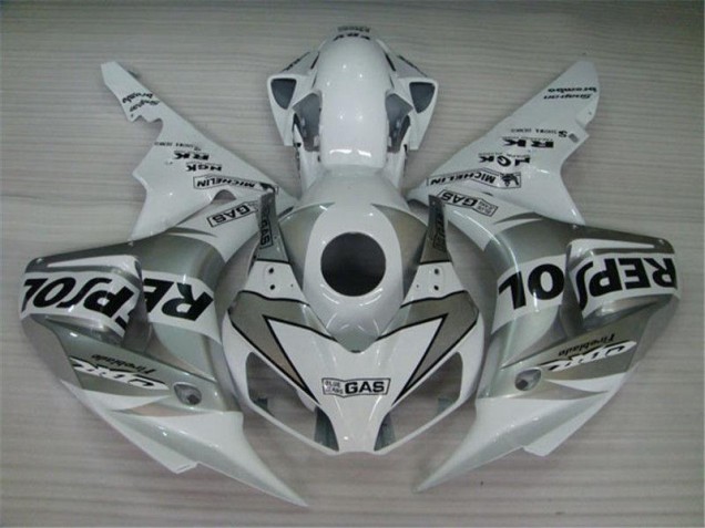 2004-2005 White Silver Black Repsol Honda CBR1000RR Replacement Fairings UK Factory 2004-2005 White Silver Black Repsol Honda CBR1000RR Replacement Fairings UK Factory