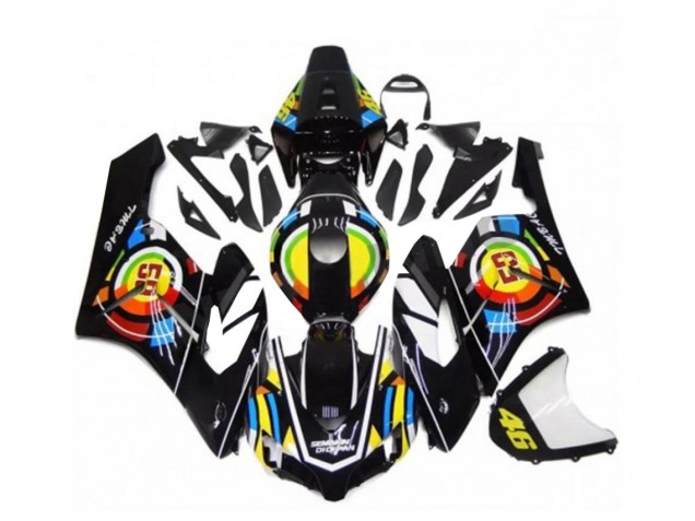 2004-2005 Black Honda CBR1000RR Motorcycle Fairings Kits UK Factory 2004-2005 Black Honda CBR1000RR Motorcycle Fairings Kits UK Factory