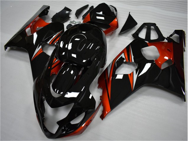 2004-2005 Orange Black Suzuki GSXR 600/750 Motor Bike Fairings UK Factory 2004-2005 Orange Black Suzuki GSXR 600/750 Motor Bike Fairings UK Factory