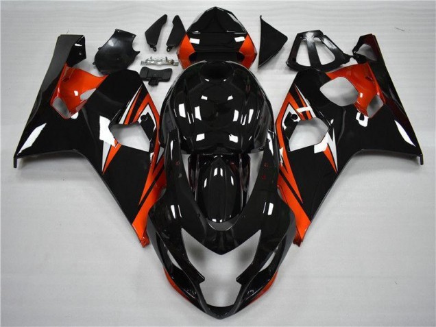 2004-2005 Orange Black Suzuki GSXR 600/750 Motor Bike Fairings UK Factory 2004-2005 Orange Black Suzuki GSXR 600/750 Motor Bike Fairings UK Factory