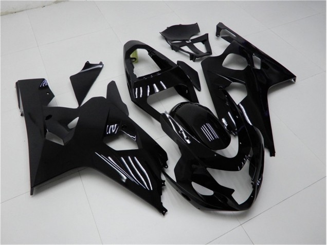 2004-2005 Glossy Black Suzuki GSXR 600/750 Bike Fairing Kit UK Factory 2004-2005 Glossy Black Suzuki GSXR 600/750 Bike Fairing Kit UK Factory