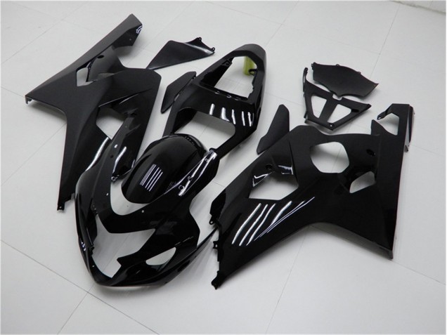 2004-2005 Glossy Black Suzuki GSXR 600/750 Bike Fairing Kit UK Factory 2004-2005 Glossy Black Suzuki GSXR 600/750 Bike Fairing Kit UK Factory