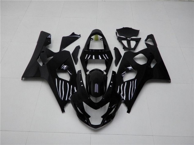 2004-2005 Glossy Black Suzuki GSXR 600/750 Bike Fairing Kit UK Factory 2004-2005 Glossy Black Suzuki GSXR 600/750 Bike Fairing Kit UK Factory
