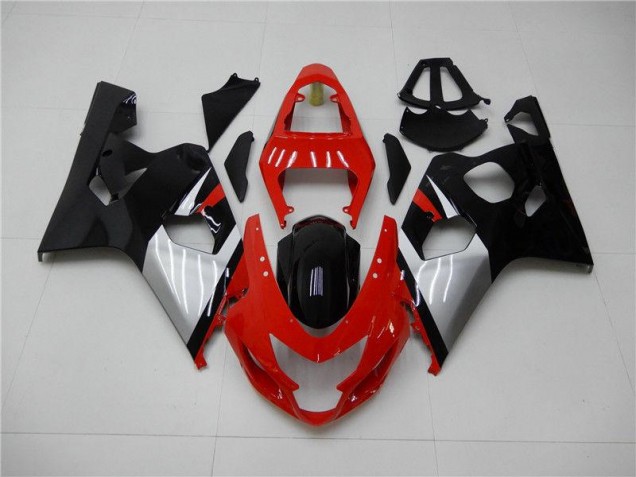 2004-2005 Red Black Suzuki GSXR 600/750 Motorbike Fairing Kits UK Factory 2004-2005 Red Black Suzuki GSXR 600/750 Motorbike Fairing Kits UK Factory