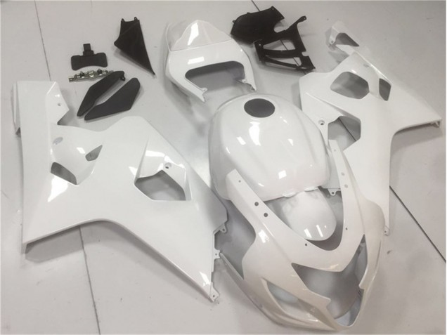 2004-2005 Glossy White Suzuki GSXR 600/750 Moto Fairings UK Factory 2004-2005 Glossy White Suzuki GSXR 600/750 Moto Fairings UK Factory