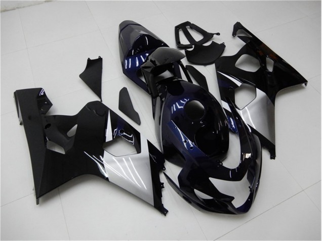 2004-2005 Blue Silver Suzuki GSXR 600/750 Replacement Fairings UK Factory 2004-2005 Blue Silver Suzuki GSXR 600/750 Replacement Fairings UK Factory