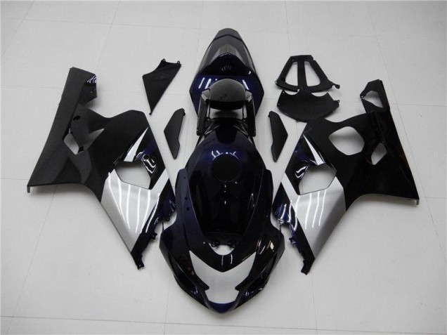 2004-2005 Blue Silver Suzuki GSXR 600/750 Replacement Fairings UK Factory 2004-2005 Blue Silver Suzuki GSXR 600/750 Replacement Fairings UK Factory