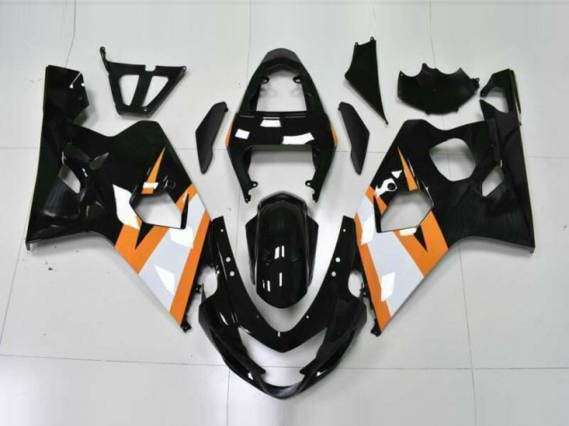 2004-2005 Orange Black Suzuki GSXR 600/750 Motorcycle Fairings UK Factory 2004-2005 Orange Black Suzuki GSXR 600/750 Motorcycle Fairings UK Factory