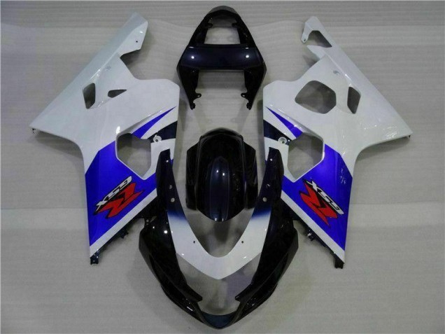 2004-2005 Blue White Suzuki GSXR 600/750 Motorcycle Replacement Fairings UK Factory 2004-2005 Blue White Suzuki GSXR 600/750 Motorcycle Replacement Fairings UK Factory