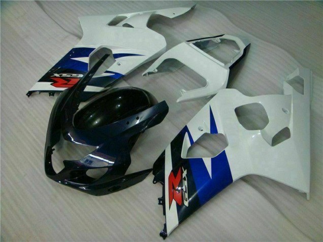 2004-2005 White Black Suzuki GSXR 600/750 Motorcycle Fairing UK Factory 2004-2005 White Black Suzuki GSXR 600/750 Motorcycle Fairing UK Factory