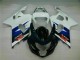 2004-2005 White Black Suzuki GSXR 600/750 Motorcycle Fairing UK Factory 2004-2005 White Black Suzuki GSXR 600/750 Motorcycle Fairing UK Factory
