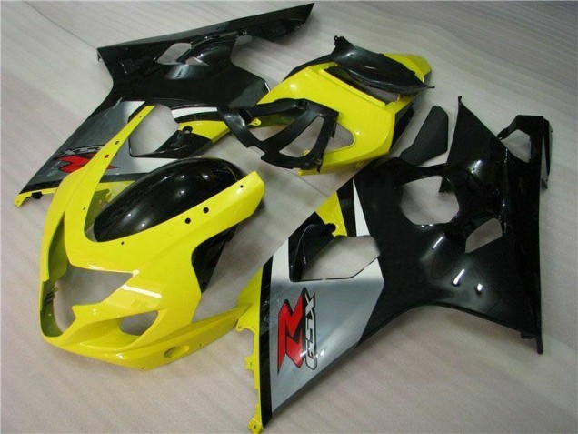 2004-2005 Yellow Black Suzuki GSXR 600/750 Motorbike Fairing UK Factory 2004-2005 Yellow Black Suzuki GSXR 600/750 Motorbike Fairing UK Factory