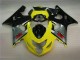 2004-2005 Yellow Black Suzuki GSXR 600/750 Motorbike Fairing UK Factory 2004-2005 Yellow Black Suzuki GSXR 600/750 Motorbike Fairing UK Factory