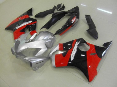 2004-2007 Black Red Silver Honda CBR600 F4i Bike Fairings UK Factory