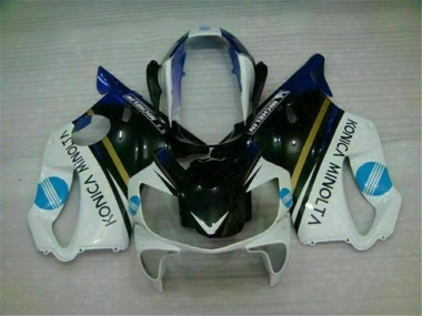 2004-2007 White Black Honda CBR600 F4i Motorcycle Fairings MF1530 UK Factory