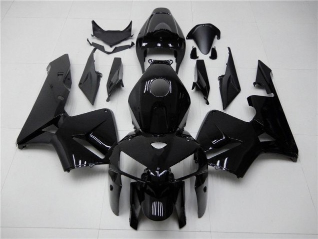 2005-2006 Glossy Black Honda CBR600RR Motorcycle Fairing Kit UK Factory 2005-2006 Glossy Black Honda CBR600RR Motorcycle Fairing Kit UK Factory
