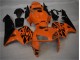 2005-2006 Orange Black Honda CBR600RR Motorbike Fairing UK Factory