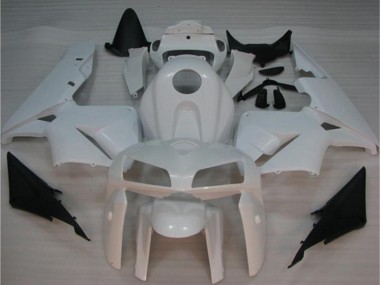 2005-2006 White Honda CBR600RR Bike Fairing Kit UK Factory