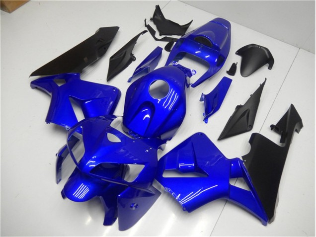 2005-2006 Blue Black Honda CBR600RR Motorbike Fairing Kits UK Factory 2005-2006 Blue Black Honda CBR600RR Motorbike Fairing Kits UK Factory