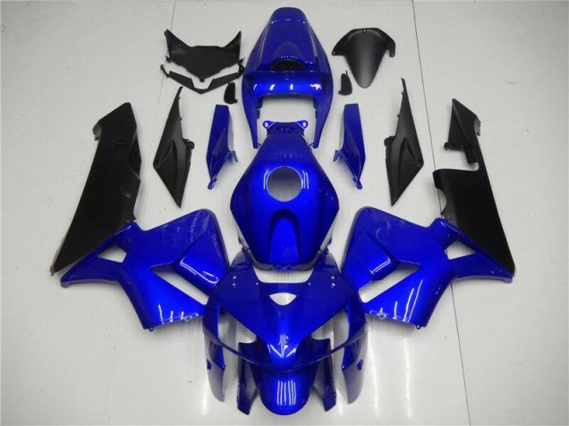 2005-2006 Blue Black Honda CBR600RR Motorbike Fairing Kits UK Factory 2005-2006 Blue Black Honda CBR600RR Motorbike Fairing Kits UK Factory