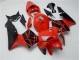 2005-2006 Red Black Honda CBR600RR Motorcycle Fairings Kits UK Factory 2005-2006 Red Black Honda CBR600RR Motorcycle Fairings Kits UK Factory