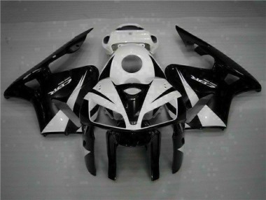 2005-2006 Black Honda CBR600RR Motorcycle Fairing Kit UK Factory