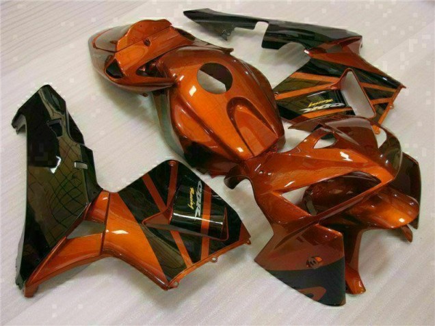 2005-2006 Orange Black Honda CBR600RR Bike Fairings UK Factory 2005-2006 Orange Black Honda CBR600RR Bike Fairings UK Factory