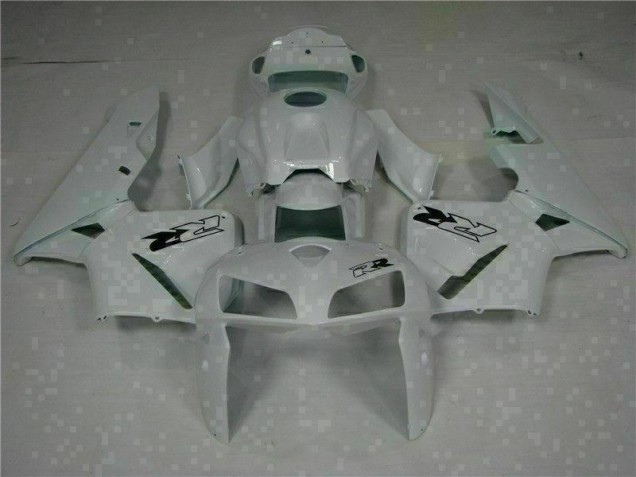 2005-2006 White Honda CBR600RR Replacement Motorcycle Fairings UK Factory 2005-2006 White Honda CBR600RR Replacement Motorcycle Fairings UK Factory