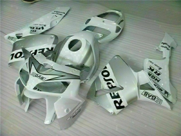 2005-2006 White Repsol Honda CBR600RR Motorbike Fairing Kits UK Factory 2005-2006 White Repsol Honda CBR600RR Motorbike Fairing Kits UK Factory