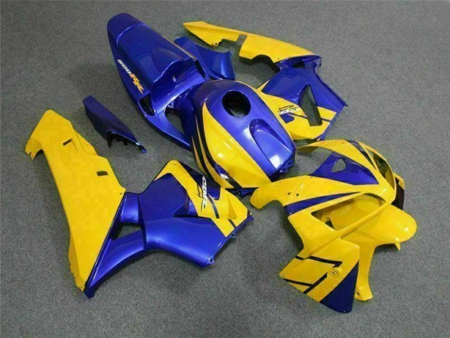 2005-2006 Yellow Honda CBR600RR Replacement Fairings UK Factory