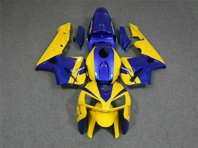 2005-2006 Yellow Honda CBR600RR Replacement Fairings UK Factory
