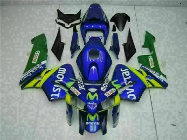 2005-2006 Blue Honda CBR600RR Motorbike Fairings UK Factory
