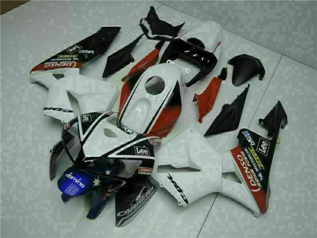 2005-2006 White Red Black Lee Honda CBR600RR Motorbike Fairing UK Factory 2005-2006 White Red Black Lee Honda CBR600RR Motorbike Fairing UK Factory