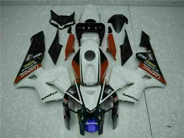 2005-2006 White Red Black Lee Honda CBR600RR Motorbike Fairing UK Factory 2005-2006 White Red Black Lee Honda CBR600RR Motorbike Fairing UK Factory
