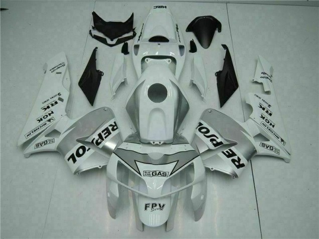2005-2006 White Repsol Honda CBR600RR Bike Fairings & Bodywork UK Factory 2005-2006 White Repsol Honda CBR600RR Bike Fairings & Bodywork UK Factory