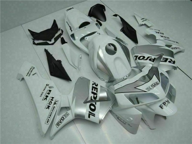 2005-2006 White Repsol Honda CBR600RR Bike Fairings & Bodywork UK Factory 2005-2006 White Repsol Honda CBR600RR Bike Fairings & Bodywork UK Factory