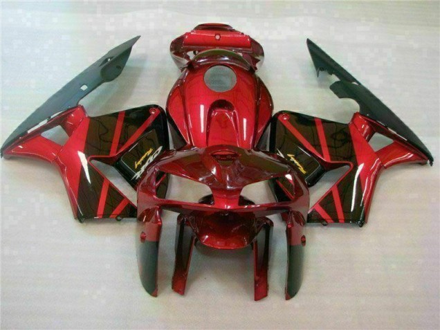 2005-2006 Red Honda CBR600RR Motorbike Fairing UK Factory 2005-2006 Red Honda CBR600RR Motorbike Fairing UK Factory