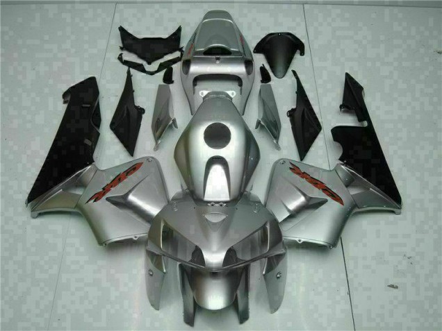 2005-2006 Silver Honda CBR600RR Bike Fairing Kit UK Factory 2005-2006 Silver Honda CBR600RR Bike Fairing Kit UK Factory