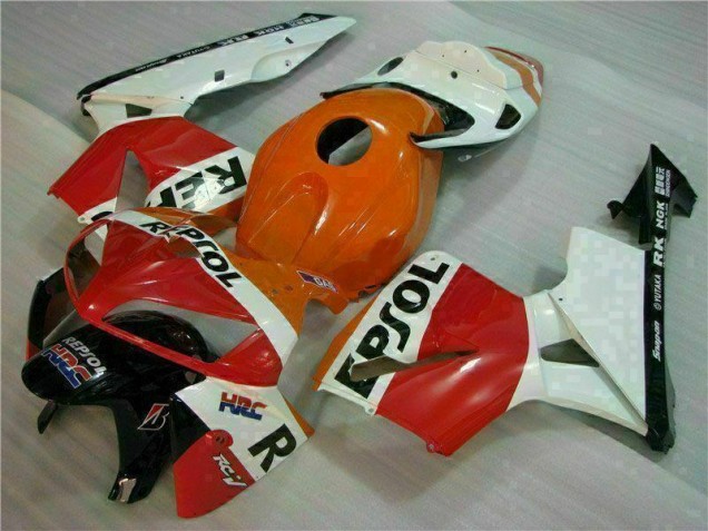2005-2006 Orange Black Repsol Honda CBR600RR Motorcycle Bodywork UK Factory 2005-2006 Orange Black Repsol Honda CBR600RR Motorcycle Bodywork UK Factory