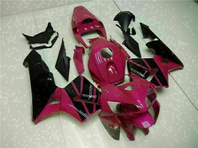 2005-2006 Black Purple Honda CBR600RR Moto Fairings UK Factory