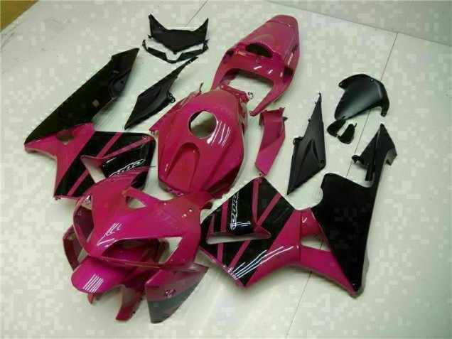 2005-2006 Black Purple Honda CBR600RR Moto Fairings UK Factory