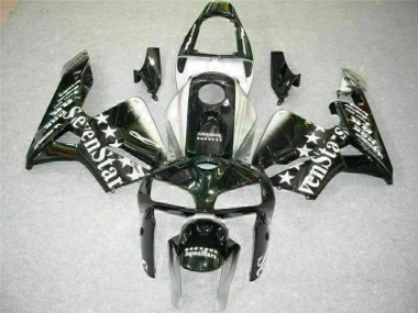 2005-2006 Black Honda CBR600RR Motorcyle Fairings UK Factory