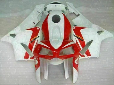 2005-2006 Red White Honda CBR600RR Motor Fairings UK Factory