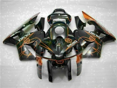 2005-2006 Black Orange BACARDI Honda CBR600RR Motorcycle Fairing UK Factory