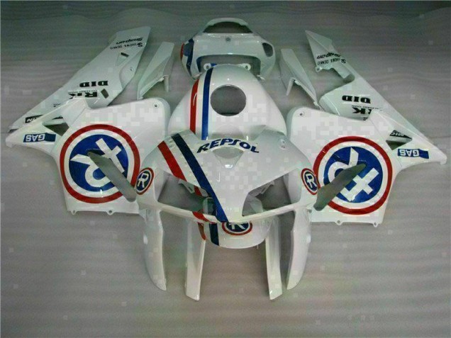 2005-2006 White Honda CBR600RR Bike Fairings UK Factory 2005-2006 White Honda CBR600RR Bike Fairings UK Factory