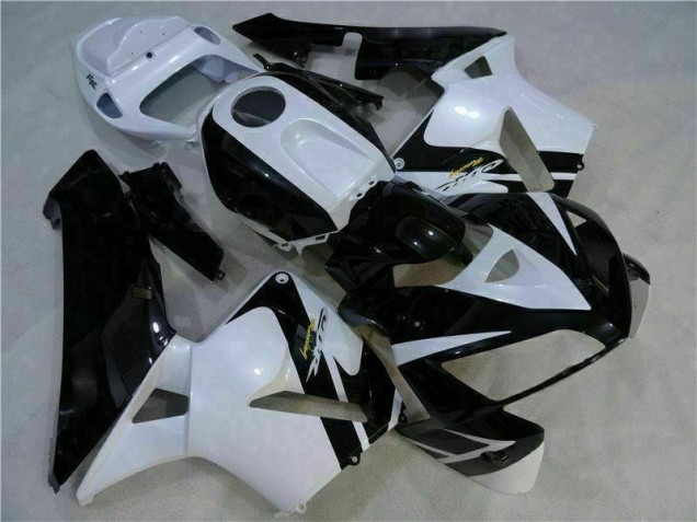 2005-2006 White Black Honda CBR600RR Motorbike Fairing UK Factory 2005-2006 White Black Honda CBR600RR Motorbike Fairing UK Factory