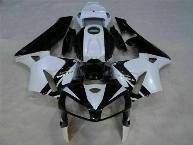 2005-2006 White Black Honda CBR600RR Motorbike Fairing UK Factory 2005-2006 White Black Honda CBR600RR Motorbike Fairing UK Factory