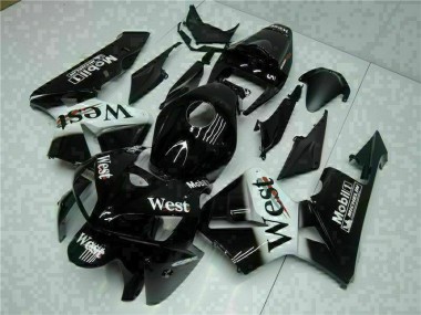 2005-2006 Black West Honda CBR600RR Motorbike Fairing Kits UK Factory