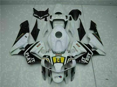 2005-2006 White Playboy 14 Honda CBR600RR Motorcycle Replacement Fairings UK Factory